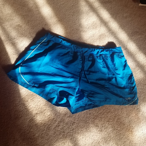 Bright Blue Champion Running Shorts - Picture 6 of 6